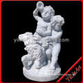 Natural stone marble children baby statue for decoration YL-R630